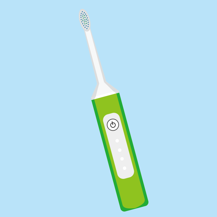 普通の電動歯ブラシ